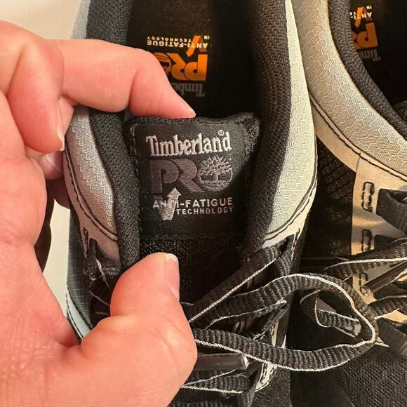Timberland Pro Women’s Black Composite Toe Work Shoes Size 9 Slip Resistant - Picture 5 of 9